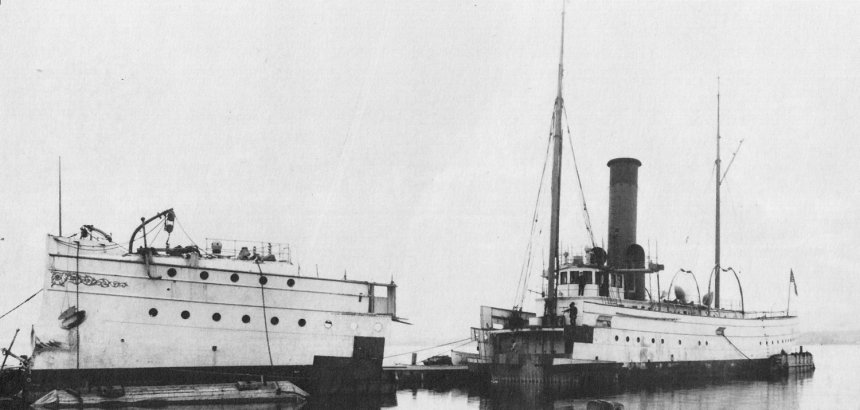 Gresham cut cleanly in two and barged through the St. Lawrence locks. Her other two sisters were subjected to the same fate. 