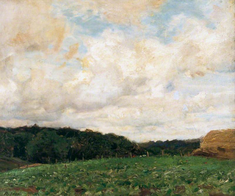 Richard Jack landscape, from the York Trust. Supplied by The Public Catalogue Foundation